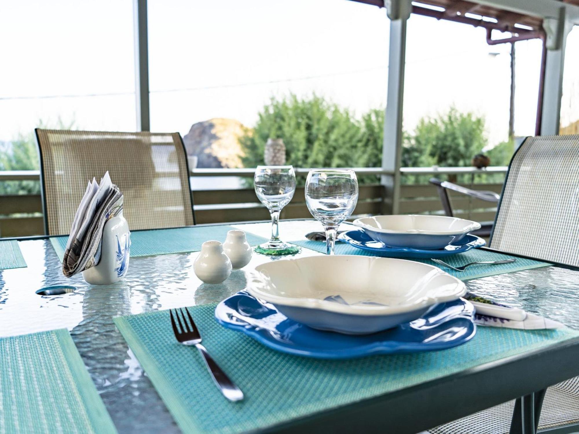 Villa Shades Of Blue Kalí Limenes Exterior foto